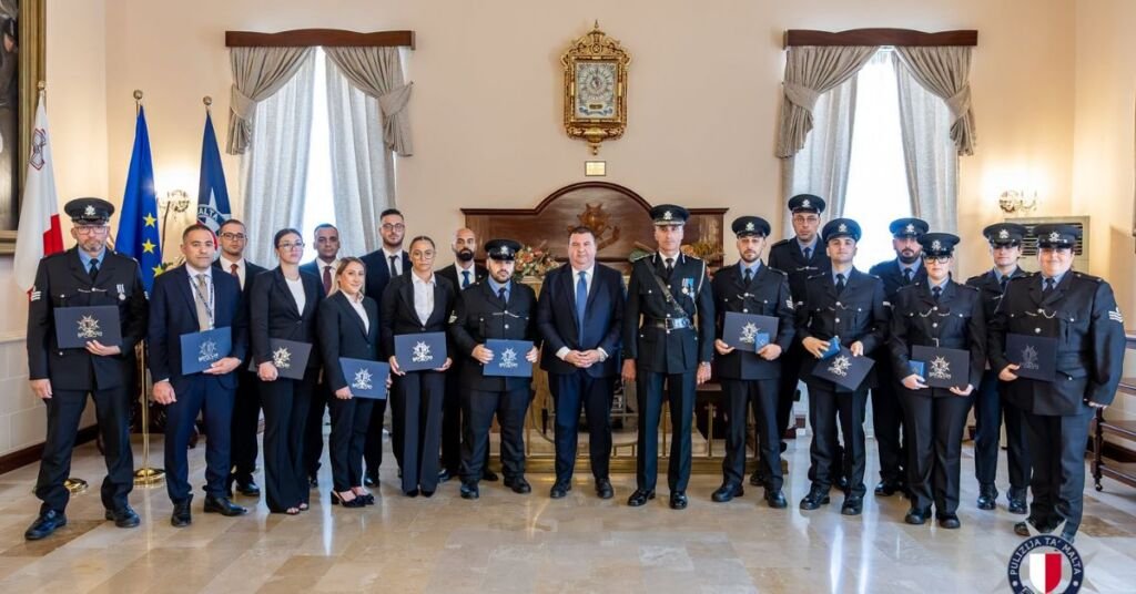 Malta Polis Teşkilatı'na 18 Yeni Müfettiş ve 27 Toplum Destek Görevlisi Atandı