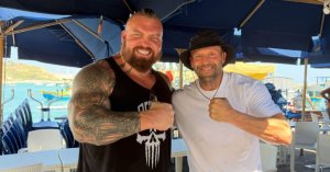 Eddie Hall, Malta'da Jason Statham ile Buluştu