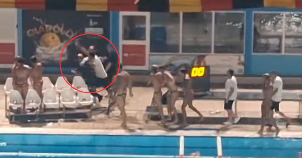 San Ġiljan Taraftarları Su Topu Maçı Sonrası Hakeme Cisim Fırlattı
