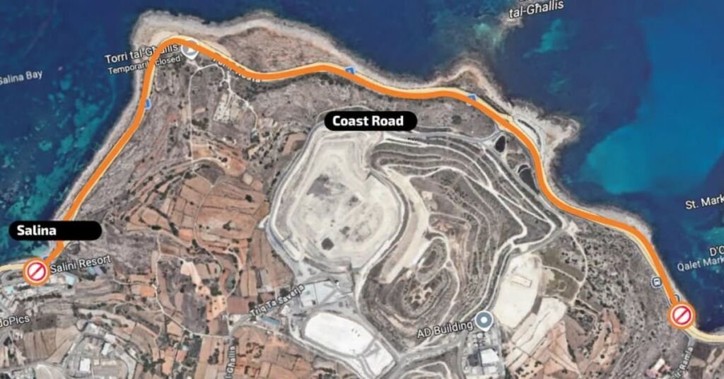 Malta Triatlon Federasyonu Etkinliği İçin Cumartesi Sabahı Coast Road Kapanacak
