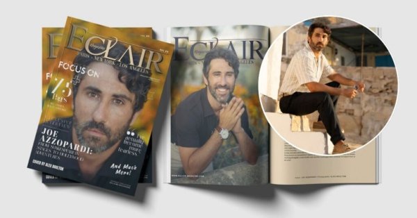 Maltalı Oyuncu Joe Azzopardi Éclair Dergisi Kapağında