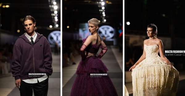 Malta Moda Haftası Üçüncü Gününde Yerel ve Uluslararası Yetenekleri Sahneye Çıkardı