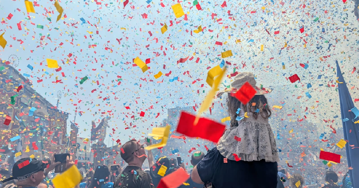 Balzan'da Festa Kutlamalarında Rekor Denemesi: 20 Dakikalık Konfeti Şovu