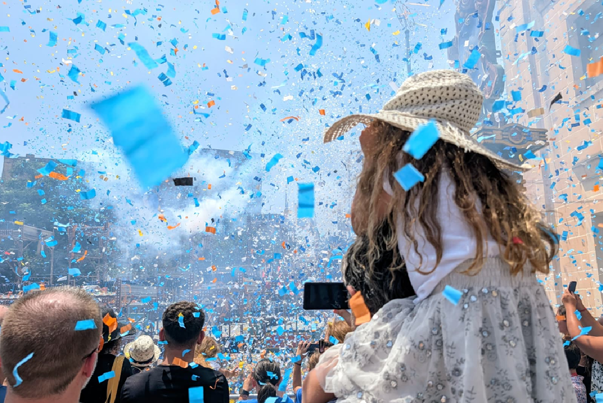People of all ages enjoyed the spectacle on Sunday. Photo: Chris Sant Fournier