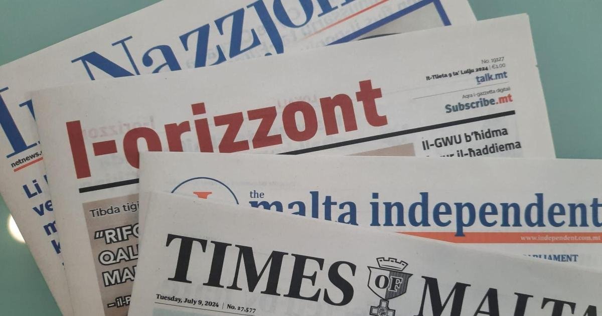 Malta Gazetelerinde Bugün (27 Temmuz 2026)