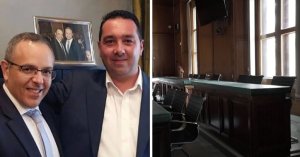 Melvin Theuma ve Keith Schembri'nin Castille Fotoğrafı Yorgen Fenech Davasında Savunma Masasında Sergilenmeye Devam Ediyor
