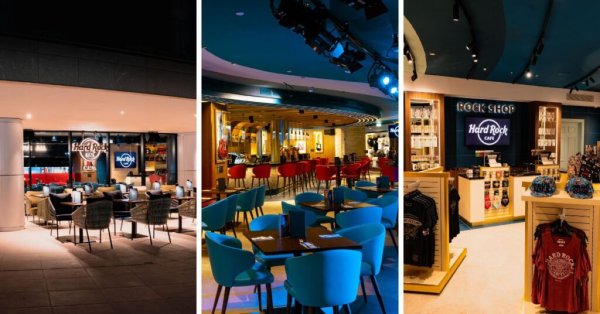 Hard Rock Cafe, St George's Bay'deki Yeni Yerinde Hizmete Girdi