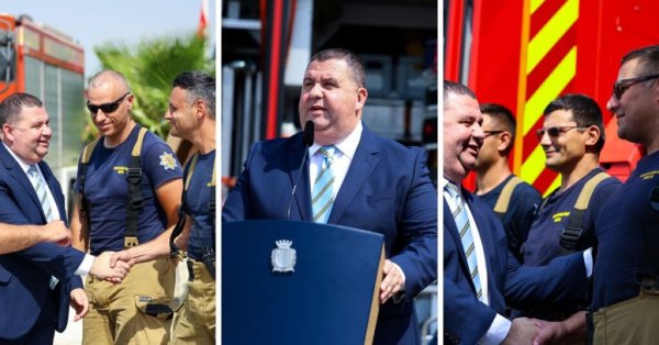 Malta'daki Tüm Sivil Koruma İtfaiyecileri Uluslararası Sertifika Aldı