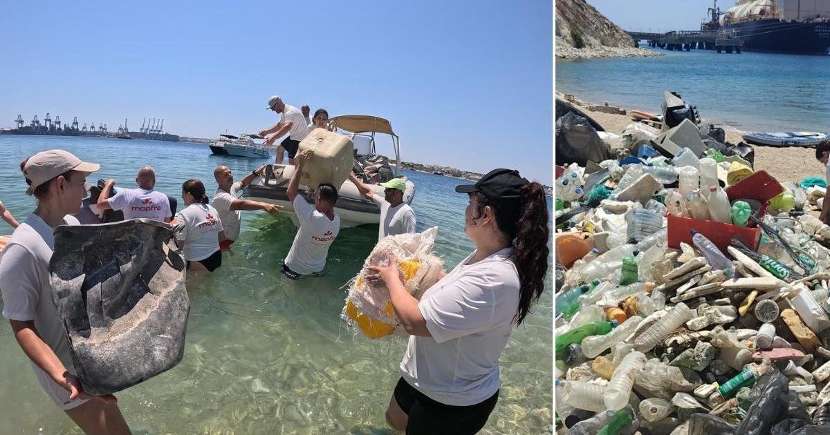 Delimara Sahilinde 800 Kilodan Fazla Çöp Toplandı