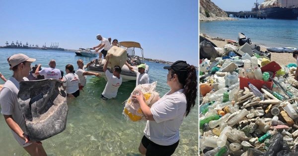 Delimara Sahilinde 800 Kilodan Fazla Çöp Toplandı