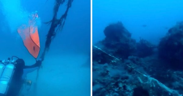 Żibel, Buġibba Deniz Tabanından Üç Hayalet Ağ ve Bir Çapa Çıkardı
