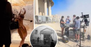Malta'da Çekilen Pompeii Dizisinin Set Görüntüleri Yayınlandı: Patlamalar ve Toz Bulutları Karelerde