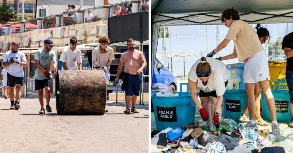 Żibel Gönüllüleri Bir Günde 430 KG Atık Topladı