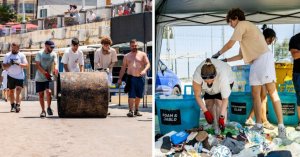 Żibel Gönüllüleri Bir Günde 430 KG Atık Topladı