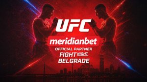 UFC, Meridianbet'i Fight Night Belgrade'in Resmi Ortağı Olarak Açıkladı