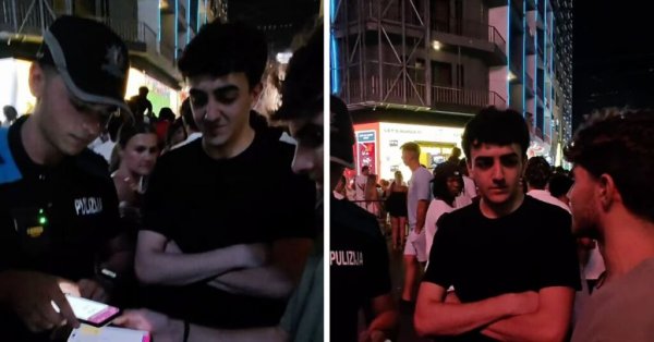 İzle: Paceville'de Üstsüz Gezen İtalyan Turistlere Kişi Başı 25 Euro Ceza