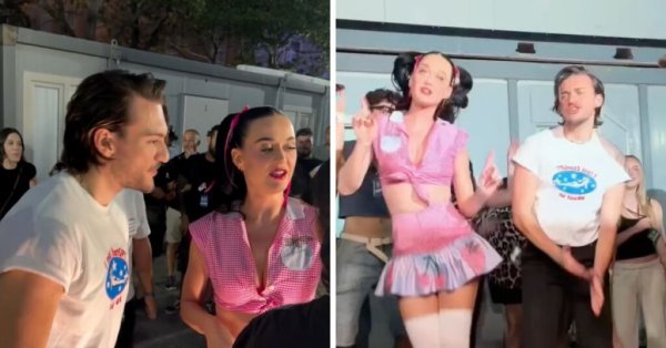 Katy Perry ve Maltalı Şarkıcı AIDAN, Isle of MTV Malta'da Viral Video Çekti
