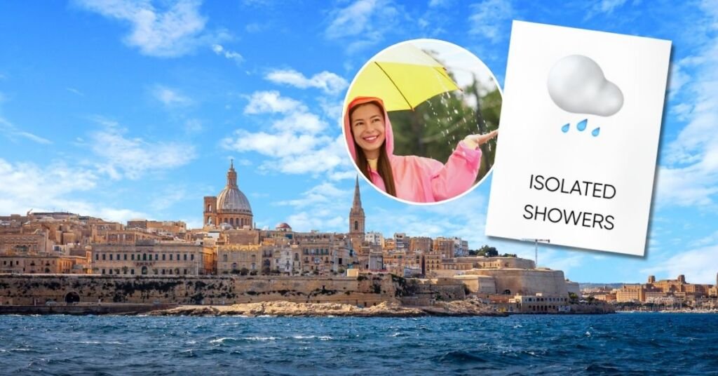 Malta'da Üç Gün Boyunca İzole Yağmurlar Bekleniyor
