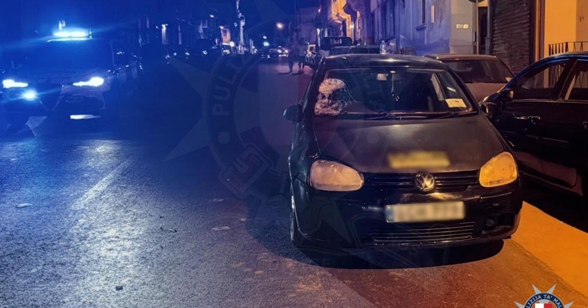 Ħamrun'da Araba Çarpması: Yaya Geçen Kadın Ağır Yaralandı