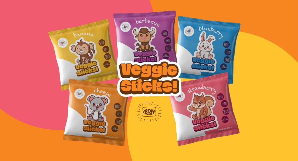 Veggie Sticks'a Üç Yeni Lezzet Ekleniyor: Muz, Yaban Mersini ve Çilek