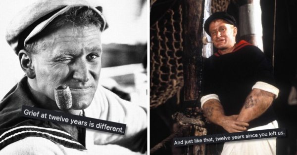 Robin Williams'in Oğlu Malta'da Çekilen Popeye Fotoğrafını Paylaştı