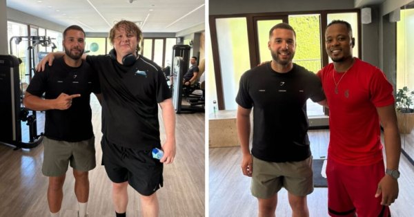 Malta'da Spor Salonunda İki Efsaneye Aynı Anda Denk Gelmek: Lewis Capaldi ve Patrice Evra