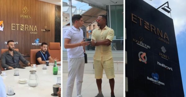 Efsane Futbolcu Patrice Evra Malta'daki Eterna Group'u Ziyaret Etti: Gelecekte Ortaklık Mesajı