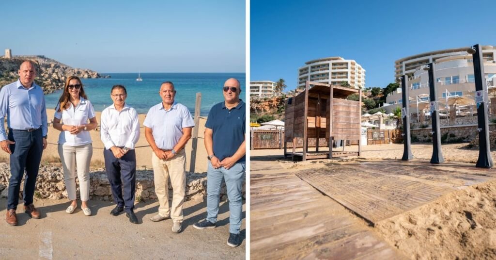 Malta'da 19 Plaja Yeni Yürüyüş Yolları, Duşlar ve Cankurtaran Kuleleri