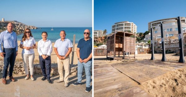 Malta'da 19 Plaja Yeni Yürüyüş Yolları, Duşlar ve Cankurtaran Kuleleri