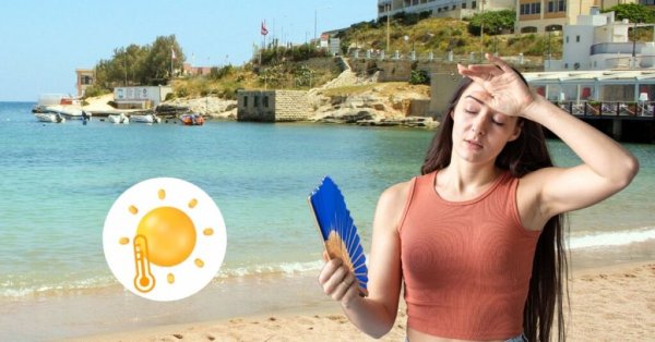 Malta'da Sıcaklık Uyarısı: Bu Hafta 42°C'ye Varan Sıcaklıklar Bekleniyor