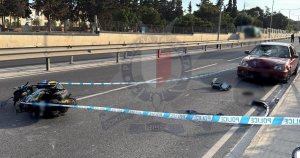 Paola'da Trafik Kazası: Motosiklet Sürücüsü Ağır Yaralandı