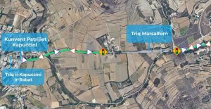 Victoria-Marsalforn Yolu için Geçici Trafik Yönetimi Sistemi Uygulamaya Alındı