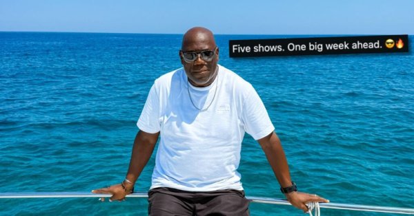 Carl Cox Malta'da Beş Konserlik Avrupa Turnesine Başlıyor