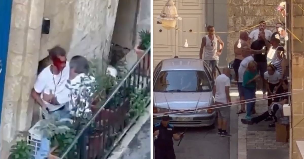 Valletta'da polis müdahalesi öncesi yeni görüntüler ortaya çıktı