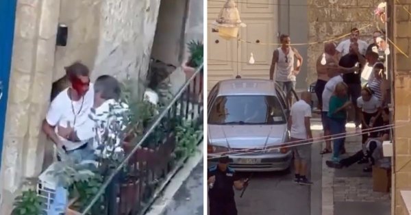 Valletta'da polis müdahalesi öncesi yeni görüntüler ortaya çıktı