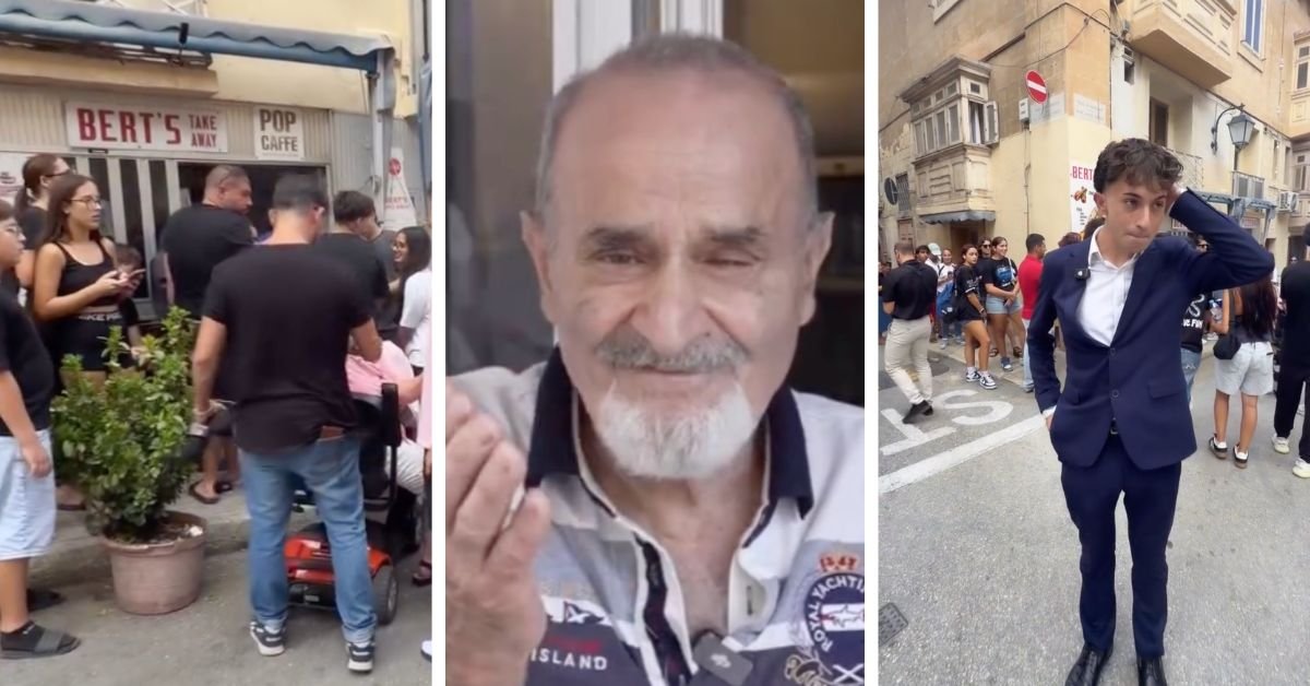 ‘Teşekkür ederim, seni seviyorum’ – Valletta’da Bert’s Take-Away’in son günü için büyük kalabalık toplandı