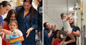 Lösemi Tedavisini Tamamlayan 5 Yaşındaki Mason Gururla Zili Çaldı