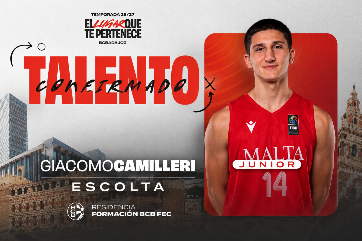 Genç Basketbolcu Giacomo Camilleri İspanyol Kulübü BC Badajoz'a Transfer Oldu