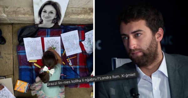 Matthew Caruana Galizia annesi Daphne'yi anmak için Londra'da toplanan destekçilere teşekkür etti
