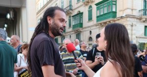 ‘Kızgınım ve korkuyorum’ – André Callus Daphne dayanışma protestosunda konuştu