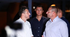 Başbakan New York'taki Aqua Roma'da Gozitan şef Giovann Attard ile görüştü