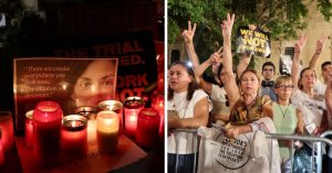 Dayanışma protestosu ulusal marşla sona erdi
