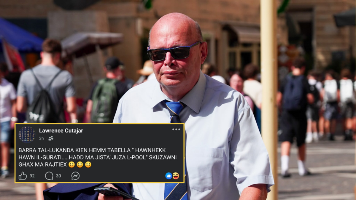 Cutajar, Fenech davası jüri üyelerinin kaldığı otelde yüzmekten görüntülendiği için tepki gösterdi