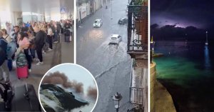 Catania Havalimanı kapandı: Malta'yı sıyıran şiddetli su bombası ve Etna külü Sicilya'yı çifte darbeyle vurdu