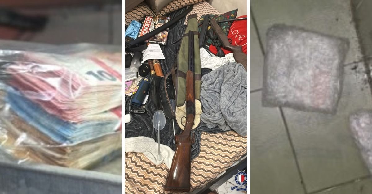 Polis 12 kilo uyuşturucu ve silah ele geçirdi, iki şüpheli gözaltına alındı