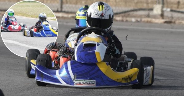 Dokuz yaşındaki karting yıldızı Yan Camilleri şampiyonada ikinci oldu