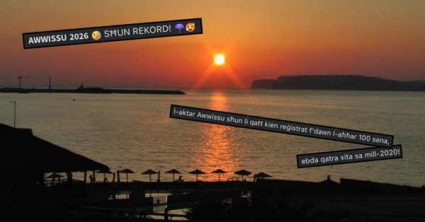 Sıcaktan bunaltan sıcak dalgaları ve kaynayan denizler: geçen ay Malta'nın son 100 yılın en sıcak ağustos ayı oldu