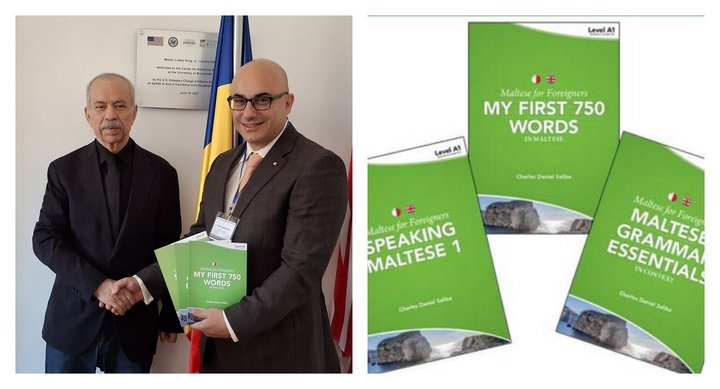 Dr Charles Daniel Saliba Bükreş konferansında Malta'nın Arap dil mirasını ele aldı