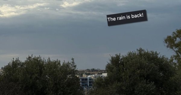 Malta'da 120 günlük kuraklığın ardından yağmur geri döndü