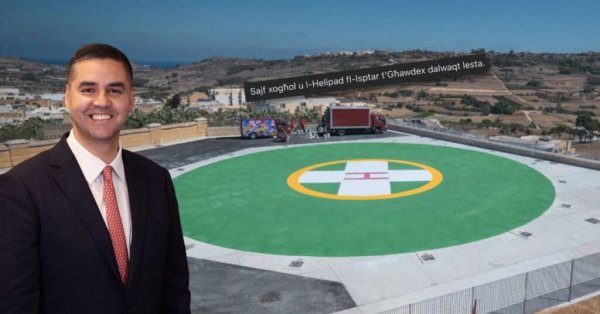Gozo Genel Hastanesi'nin Yeni Helikopter Pisti Tamamlanmak Üzere: Acil Transferler Hızlanacak